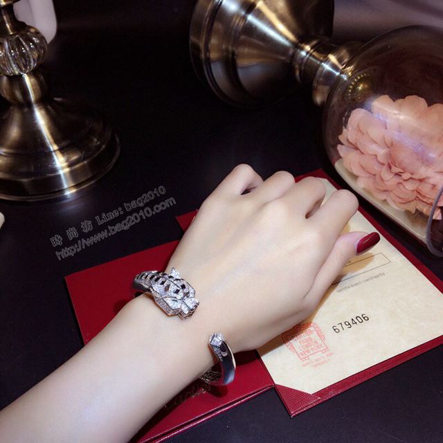 Cartier飾品 卡地亞範冰冰同款爆款手鐲 Cartier豹子手鐲  zgk1233